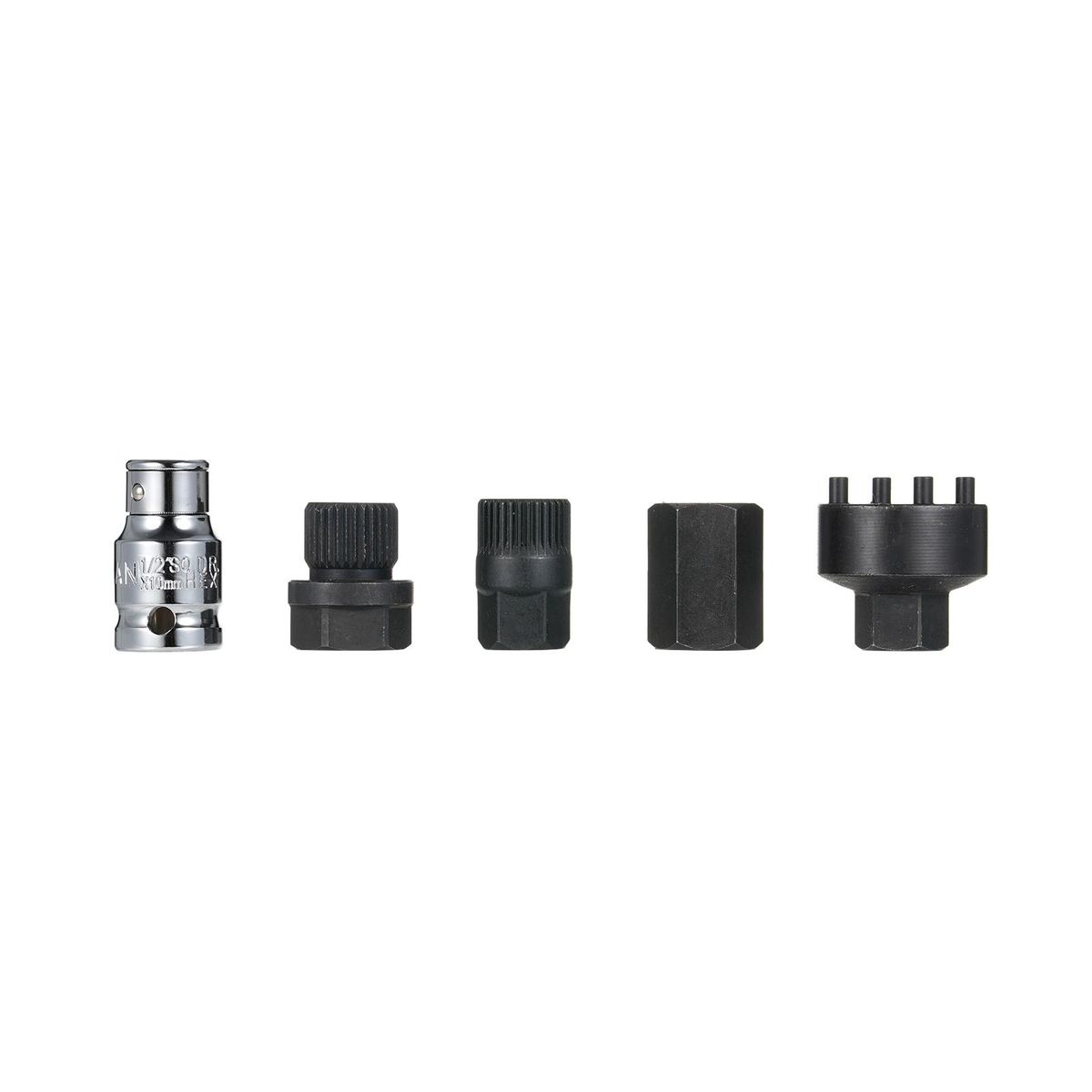 13 Pcs Alternator Pulley Tool Kit, Alternator Freewheel Pulley Puller Removal Engine Auto Tool Set Insert Bit Socket Set Tool Kit with Storage Case