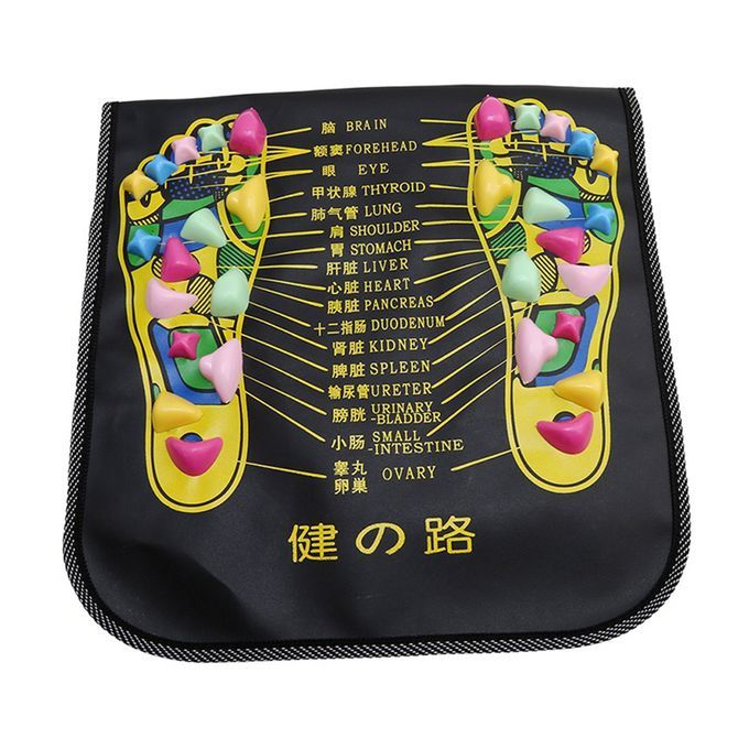 Foot Massager Mat Reflexology Walk Stone Pain Relieve Leg-