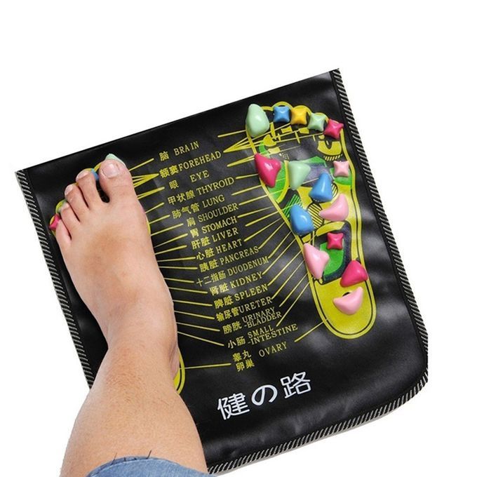 Foot Massager Mat Reflexology Walk Stone Pain Relieve Leg-