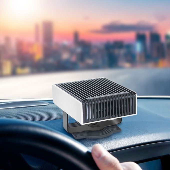 Ar Heater 12V 24V  Ar Heating Defroster Heater Defrosting Snow Small Ele Tri -Black-12v