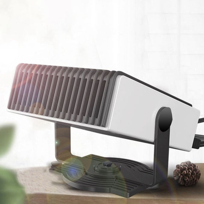 Ar Heater 12V 24V  Ar Heating Defroster Heater Defrosting Snow Small Ele Tri -Black-12v
