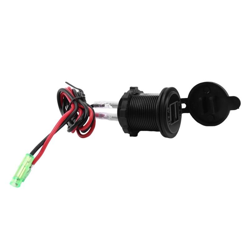 Motorcycle Dual USB Charger with Relay for Kawasaki Versys 650 1000 X300 X650 Ninja400 Ninja650