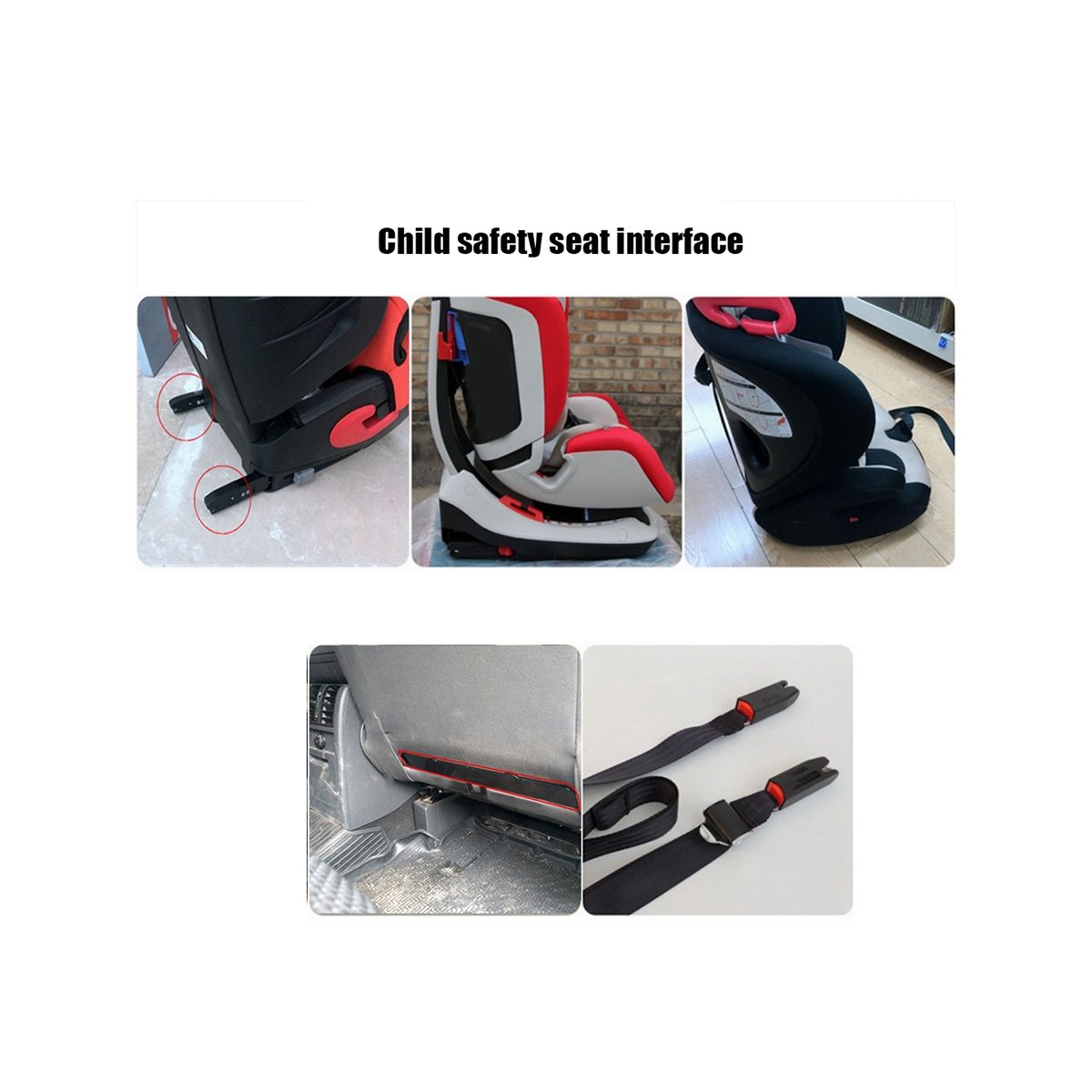 Multicolor Car Baby Safety Seat Interface ISOFIX Adapter Latch Bracket