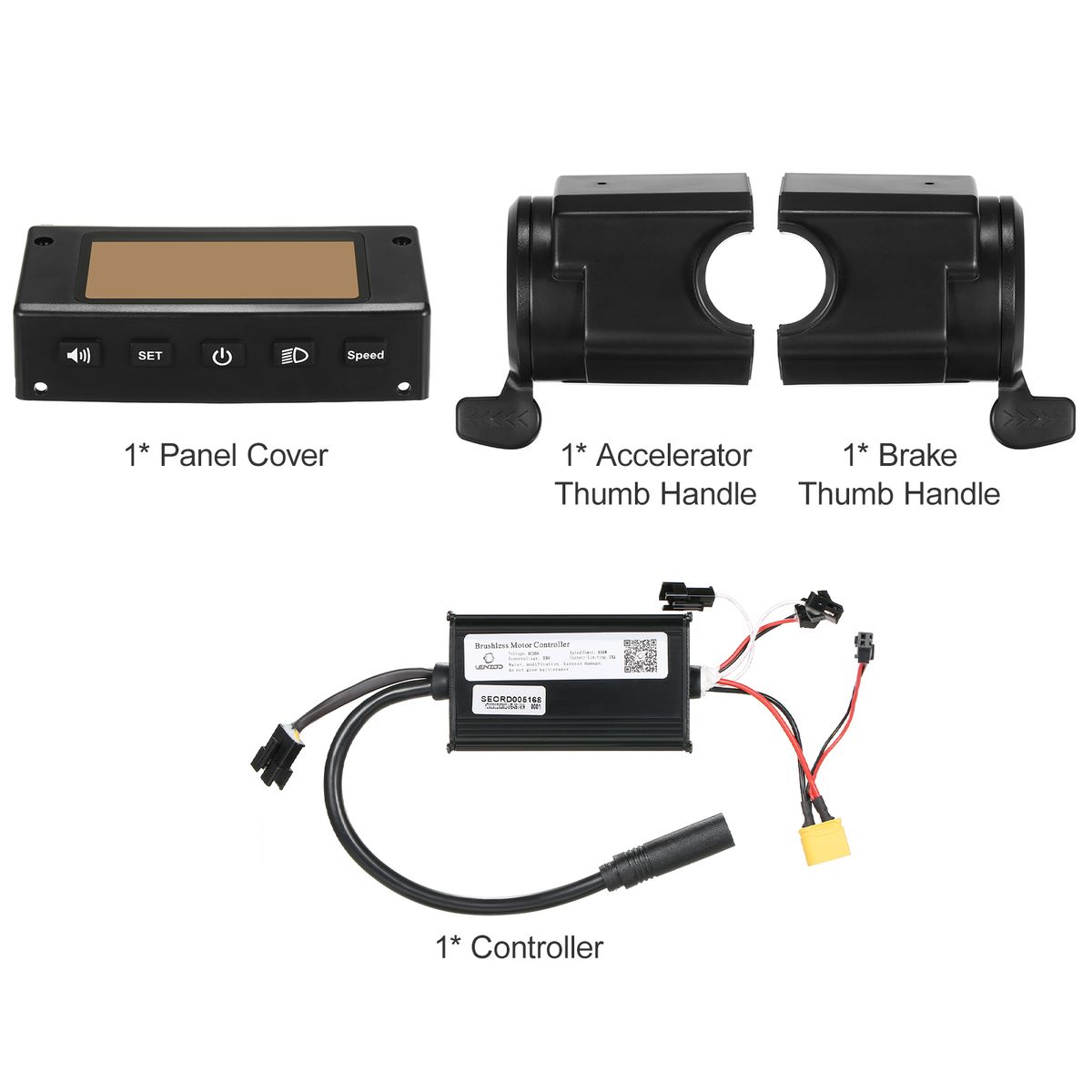 36V Brushless Motor Controller Thumb Handles Assembly Parts