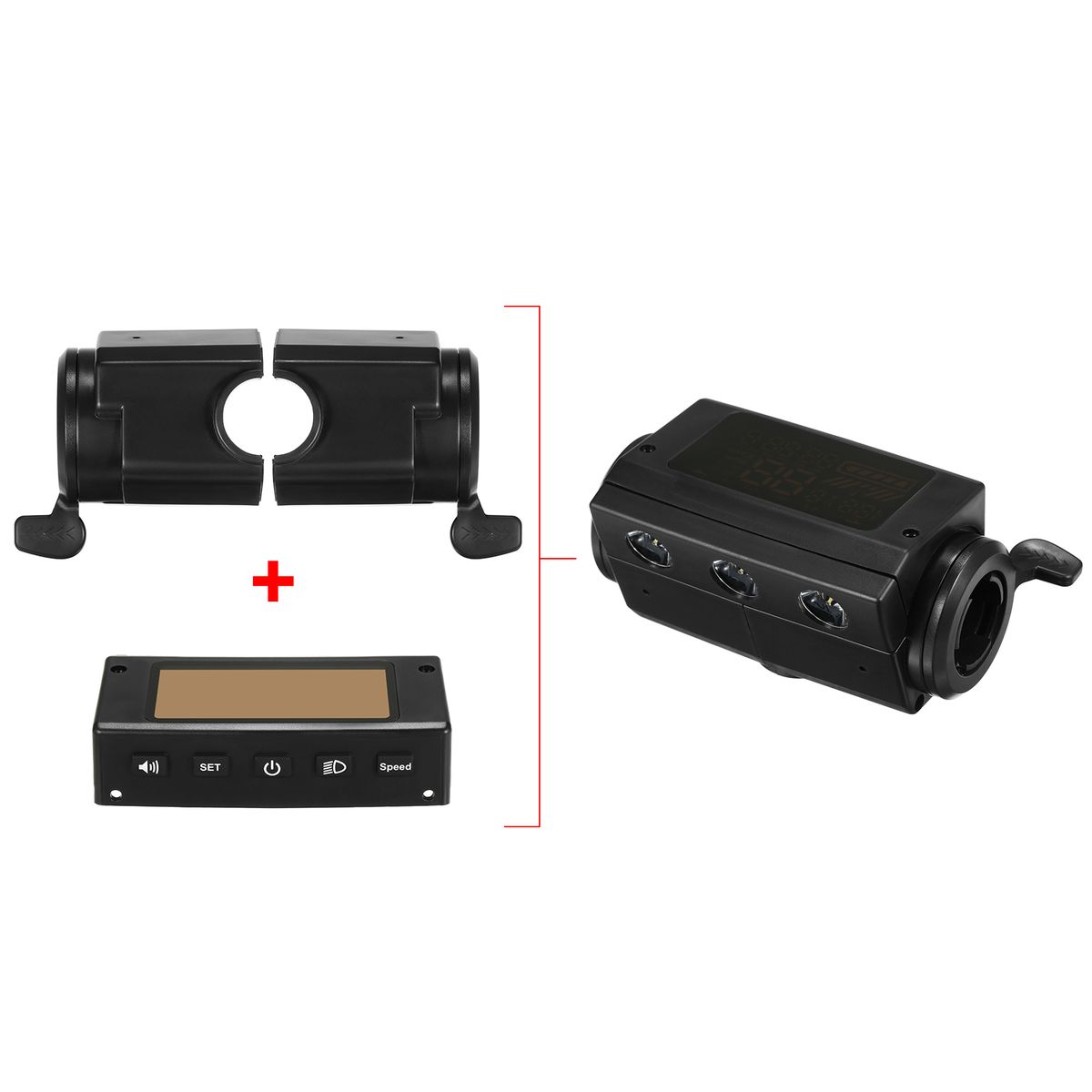 36V Brushless Motor Controller Thumb Handles Assembly Parts