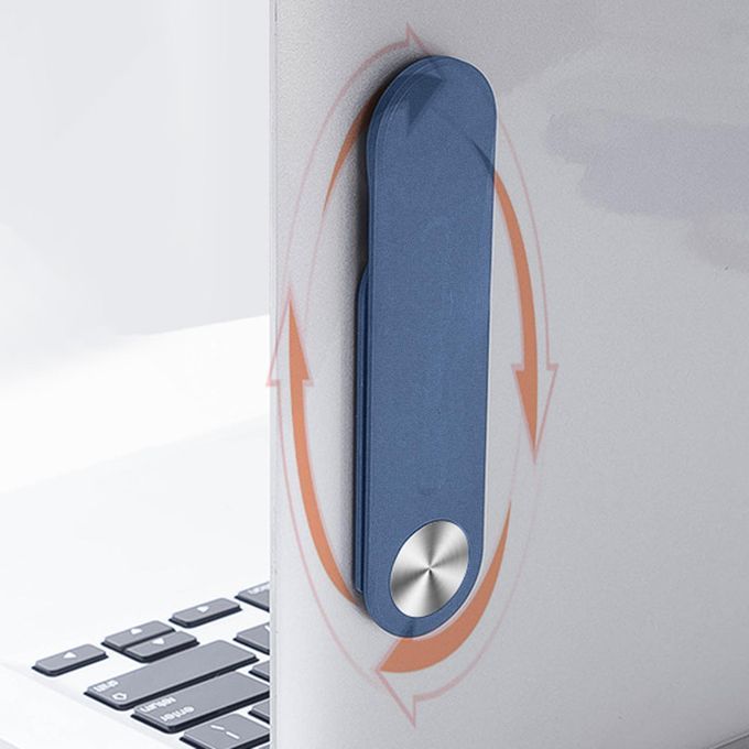 Portable Laptop Phone Holder Magnetic Phone Bracket Laptop Phone Blue
