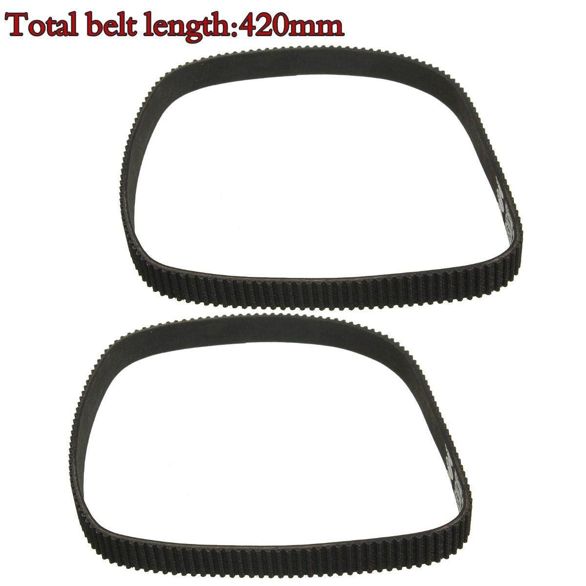 2pcs 3M-420-12 Rubber 12mm Width Drive Belt Electric Bike E-Bike Scooter