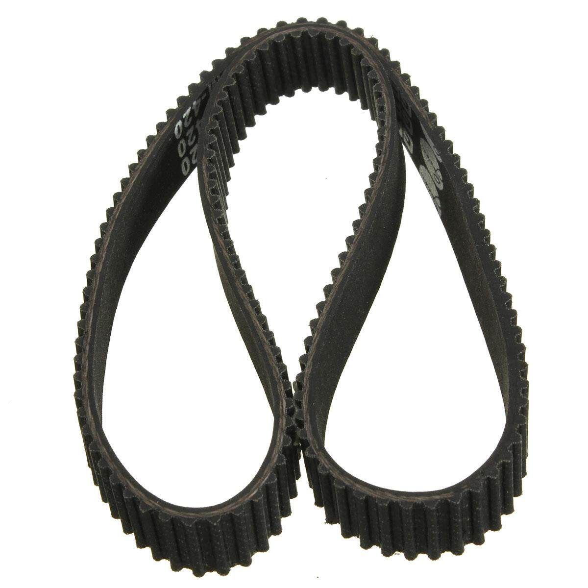 2pcs 3M-420-12 Rubber 12mm Width Drive Belt Electric Bike E-Bike Scooter