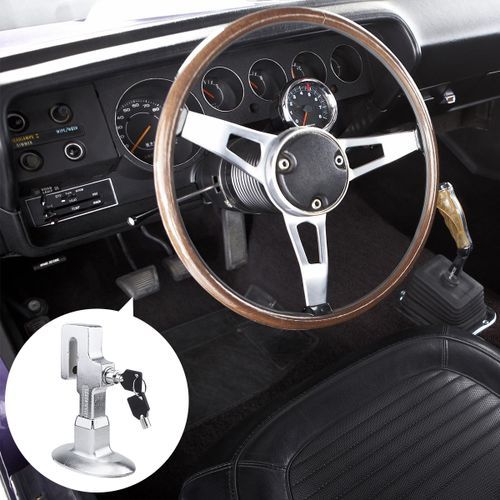 Brake Tools Car Coupler Lock Auto Stainless Steel Clutch Steering Wheel Accelerator
