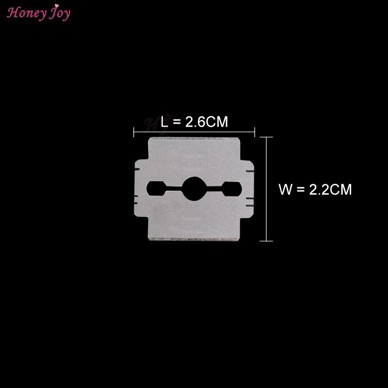 100pcs/box Stainless Steel Blades For Foot Hard Skin Remover Hand Foot File Foot Care Pedicure Machine Rasp Pedicure Corn Cutter