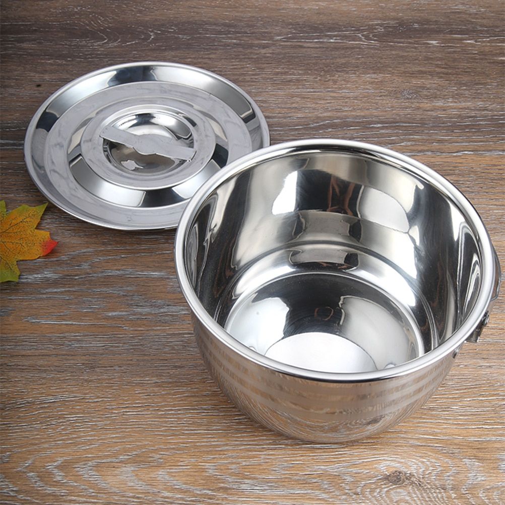 1pc Thicken Camping Stew Pot Non-stick Pot Home Kitchen Large Capacity Soup Pot Cooking Tools Cookware Kitchen Accessories