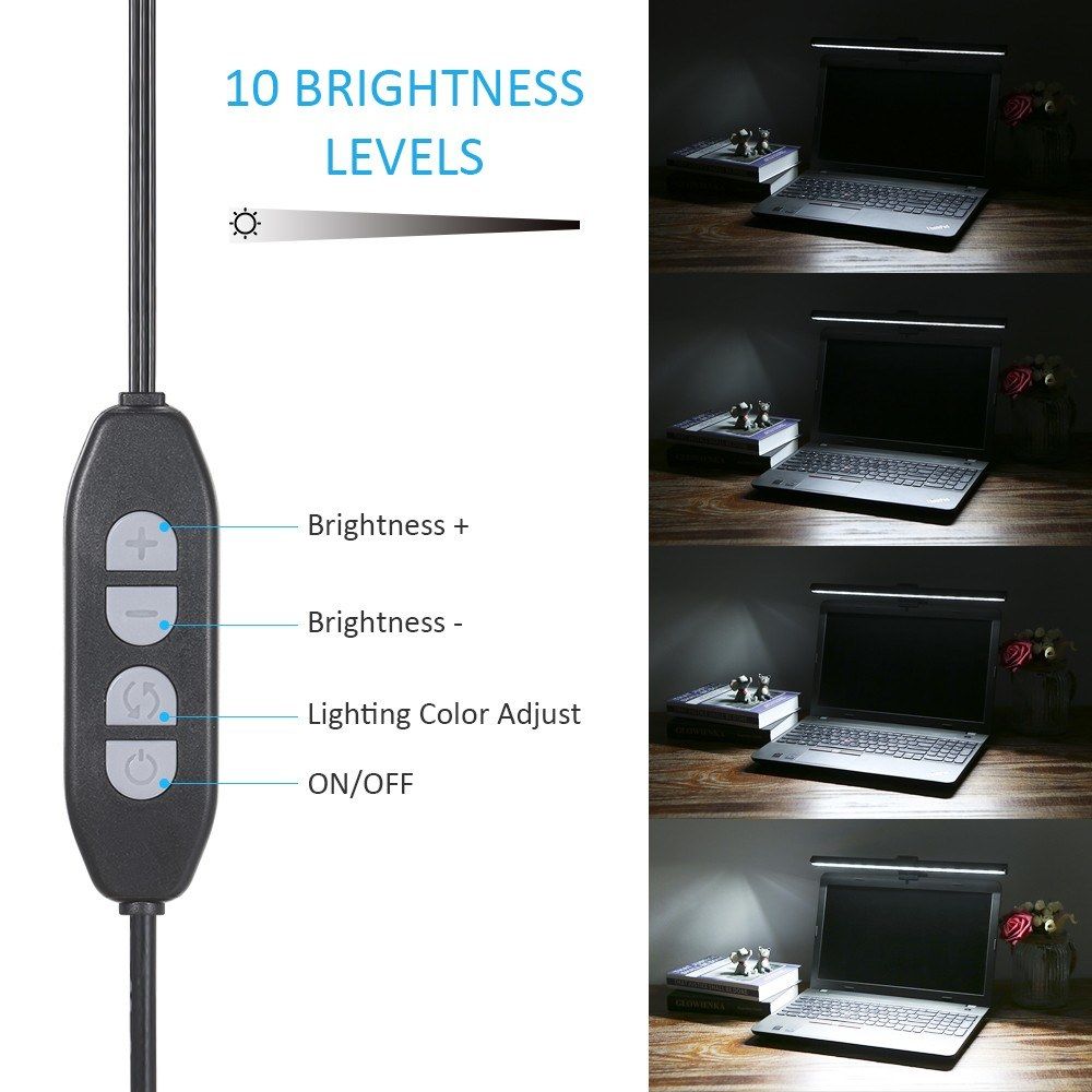 USB Powered Computer Monitor Lamp Screen Bar Light