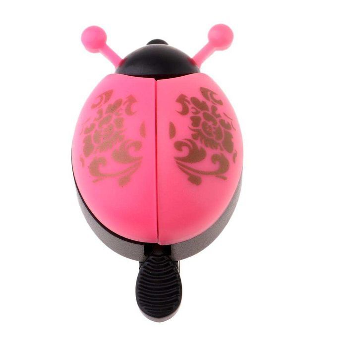 Childrens Kids Bike Bell Mountain Bicycle Novelty Ladybug Bug Pink