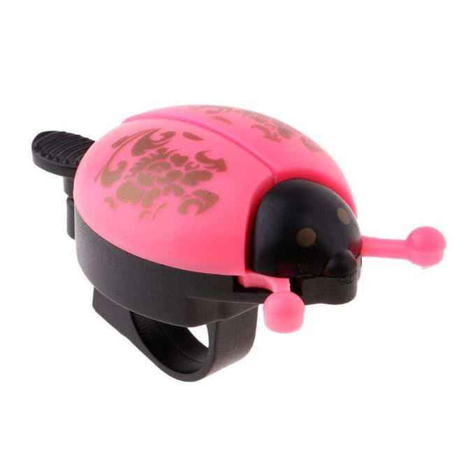 Childrens Kids Bike Bell Mountain Bicycle Novelty Ladybug Bug Pink