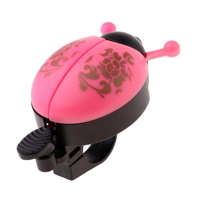 Childrens Kids Bike Bell Mountain Bicycle Novelty Ladybug Bug Pink