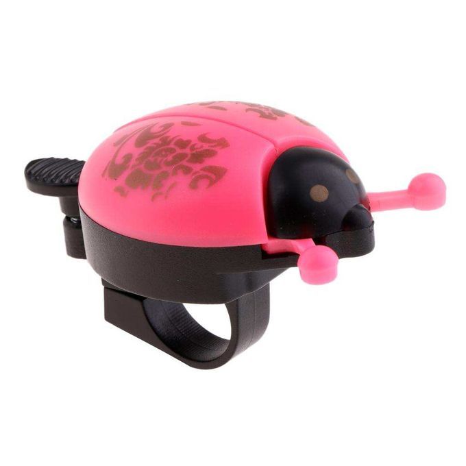 Childrens Kids Bike Bell Mountain Bicycle Novelty Ladybug Bug Pink