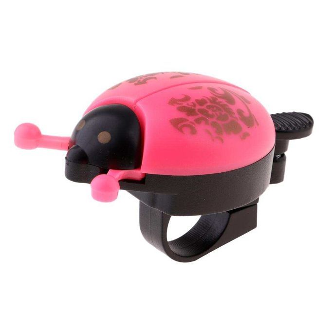 Childrens Kids Bike Bell Mountain Bicycle Novelty Ladybug Bug Pink