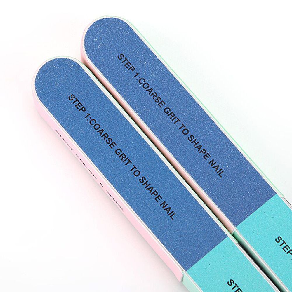 2pcs/lot Nail Files Nail Buffers Block 7 Professional Steps
