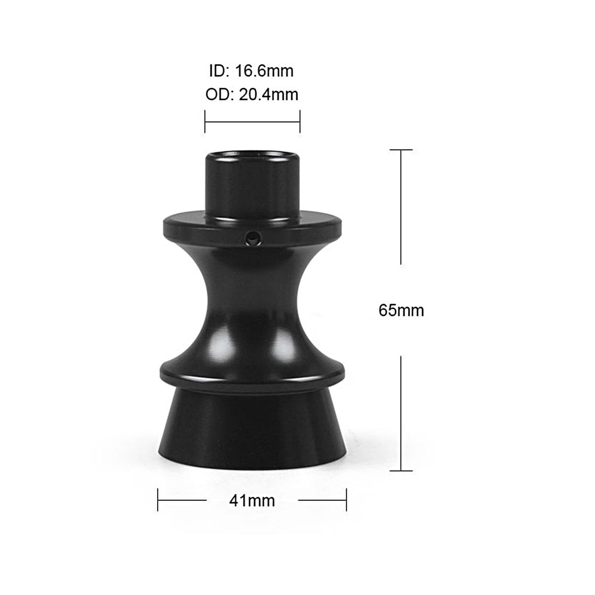 Car Shift Adapter Car Thread Shift Knob Boot Retainer Black