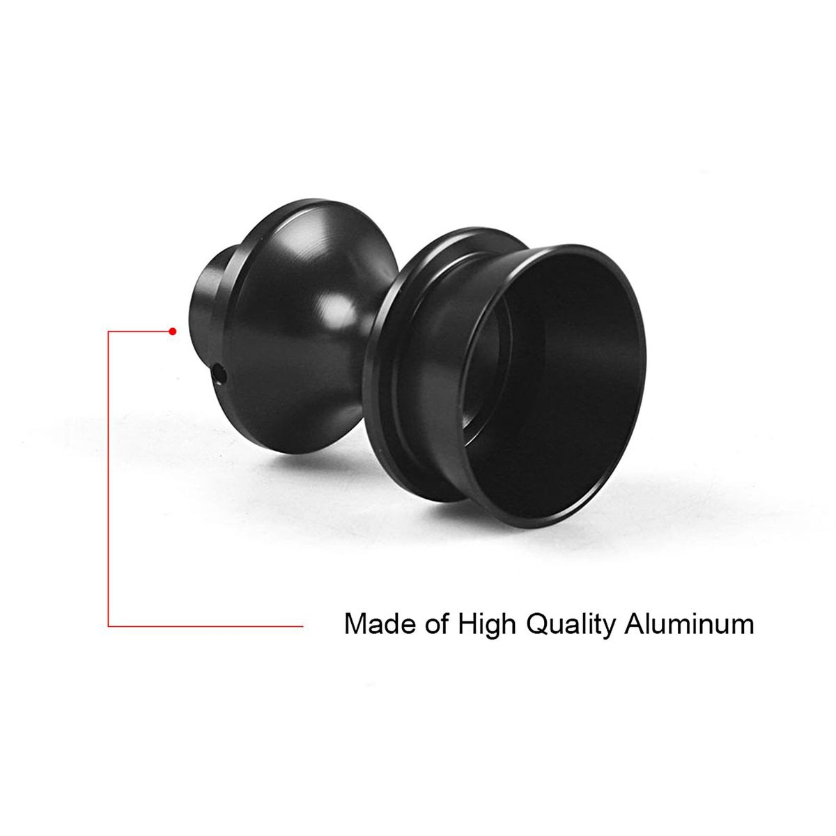 Car Shift Adapter Car Thread Shift Knob Boot Retainer Black