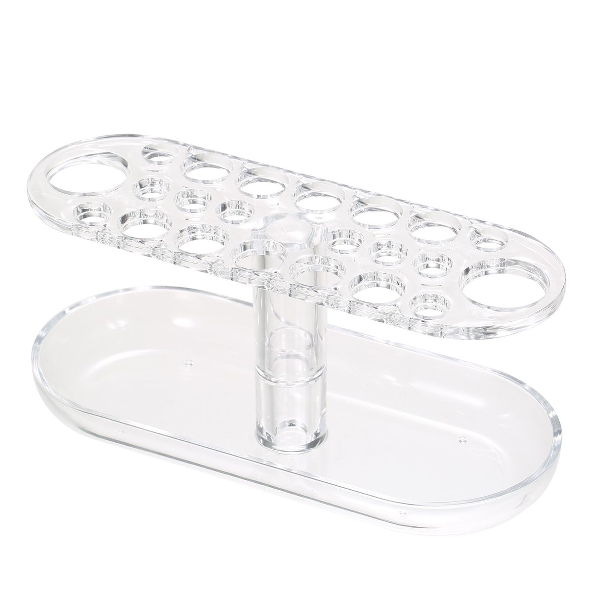 Makeup Brush Storage Rack Transparent Eyebrow Eye Shadow