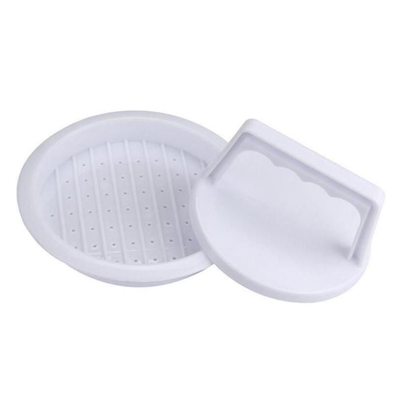 6 Pack Round Shape Hamburger Press Plastic Hamburger Meat Beef Grill Burger Press Patty Maker Mold Mould Kitchen