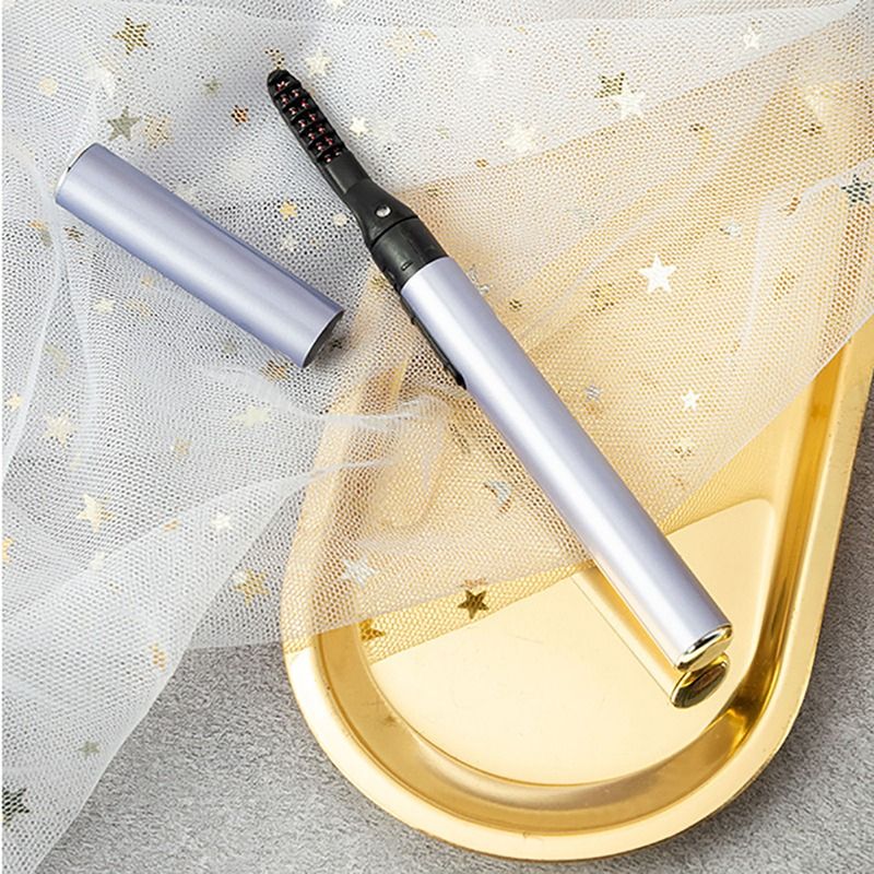Portable Electric Eyelash Curler Heated Curling Eyelash Curler Electric Eye Lashes Roller Enhancer Eyelash Grafting Makeup Tools DOU