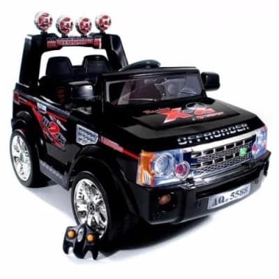 Range Rover Style 12v Battery Powered Kids Ride On Jeep With Remote Control - Black