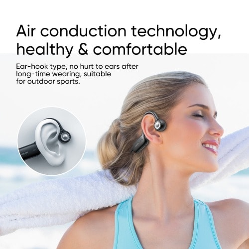 Jr-x2 Wireless Air Conduction Headphone With High Definition 3d Sound