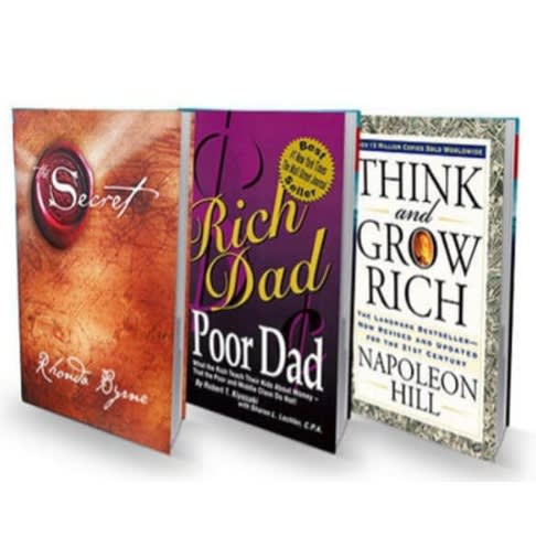 The Secret + Rich Dad Poor Dad + Think And Grow Rich