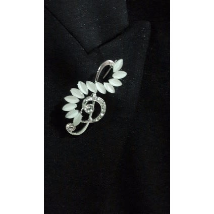Trebble Clef Brooch - Silver