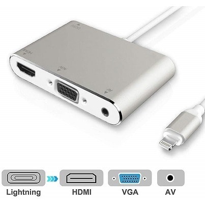 Lightning To Hdmi - Vga - Audio Adapter