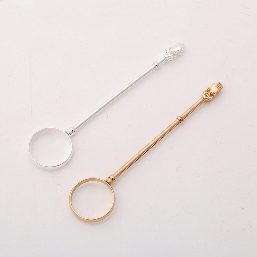 Alloy Ring    Lip Smoker A  Essories Hand Finger   Holder-Si Er-16mm