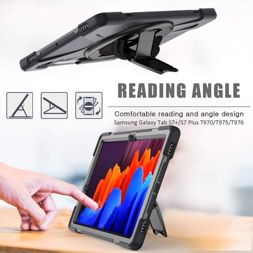 Shockproof Defender Protective Case For Samsung Tab S8 Plus T970/x800