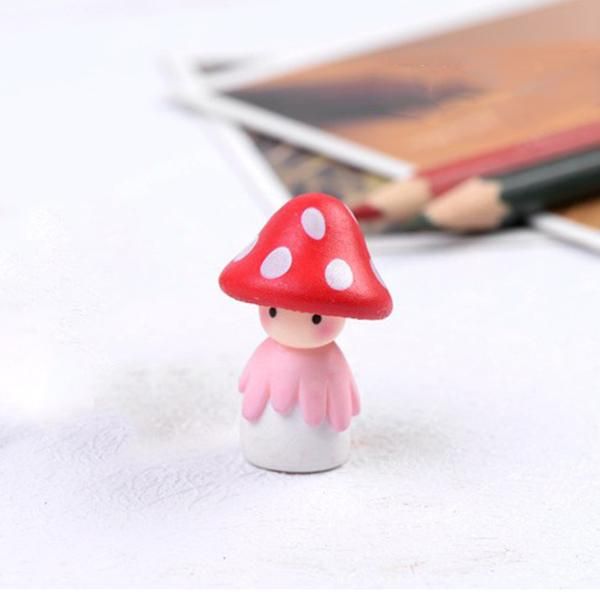 Miniature Fairy Garden Mushroom Doll Home Decoration