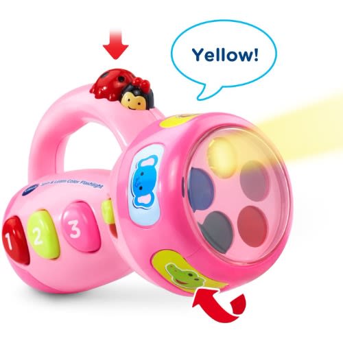 Spin & Learn Color Flashlight, Pink