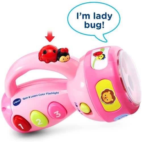 Spin & Learn Color Flashlight, Pink