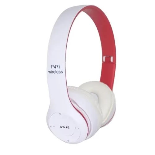 Foldable P47i Bluetooth Wireless - White