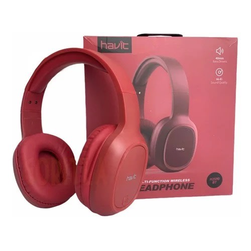 Multi-function Wireless Headphone-h2590bt - Red