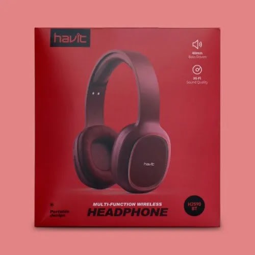 Multi-function Wireless Headphone-h2590bt - Red