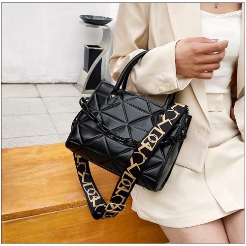 Ladies Crossbody Hand Bag- Black
