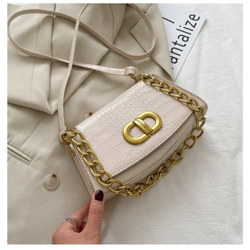 Ladies Hand Bag - White