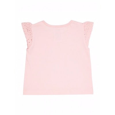 Baby Girl Pink Bird Print T-Shirt