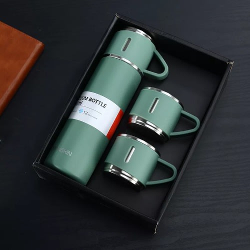 3 In 1 Vacuum Flask Set