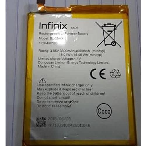 Infinix Hot 6-BL-39AX Replacement Battery