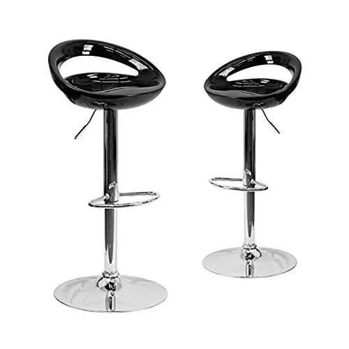 Set Of 2 Polypropene Seat Barstool