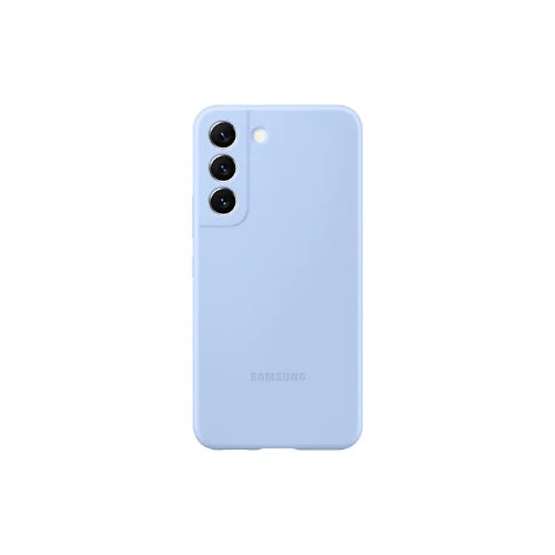 Silicone Back Case For Samsung Galaxy S22 Blue