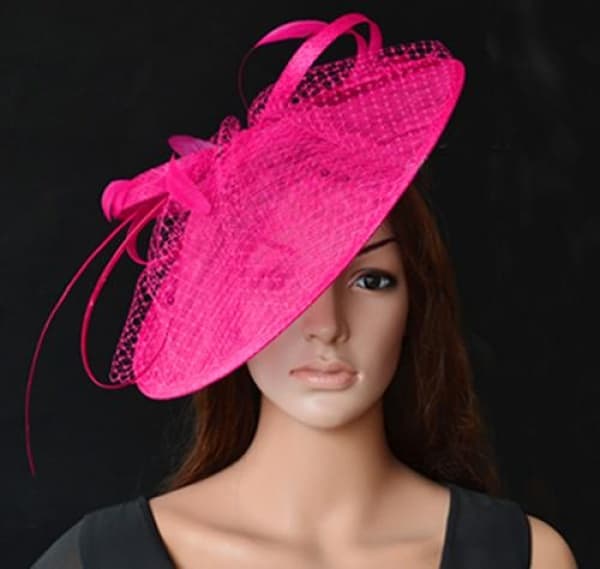 Fascinator - Hot Pink