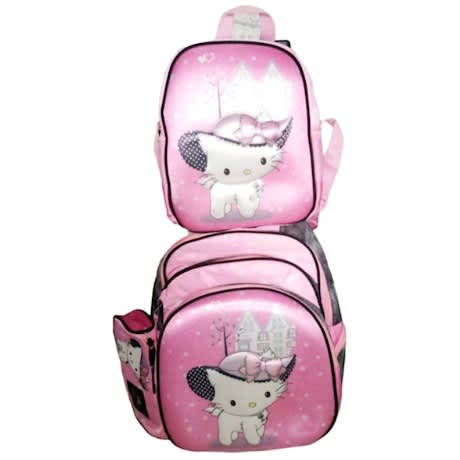 Girl's Cat Trolley Bag - 16