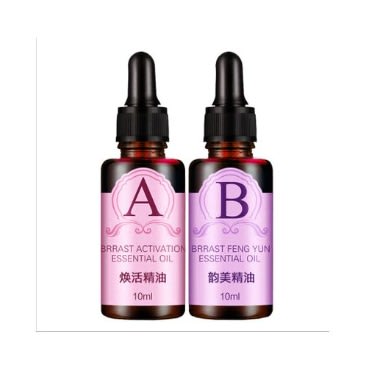 Clothes Of Skin Breast Tighten And Enhancement Essential Oil Set- A & B - 10ml X2Pieces